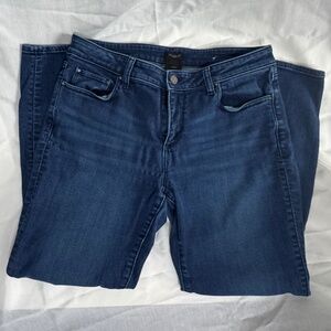 Ann Taylor Factory Blue dark-wash size 10 Curvy Straight Leg Jeans